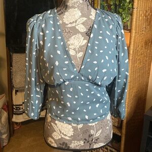 Abercrombie & Fitch Fitted Blouse